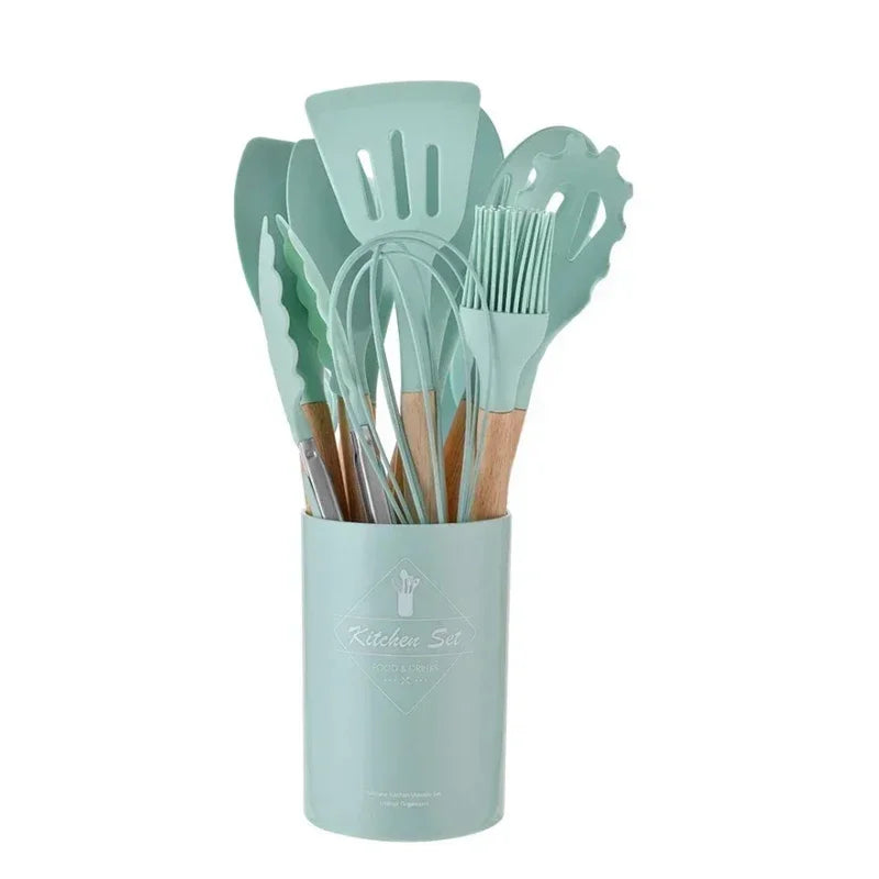 12pcs Silicone Kitchen Utensils Set