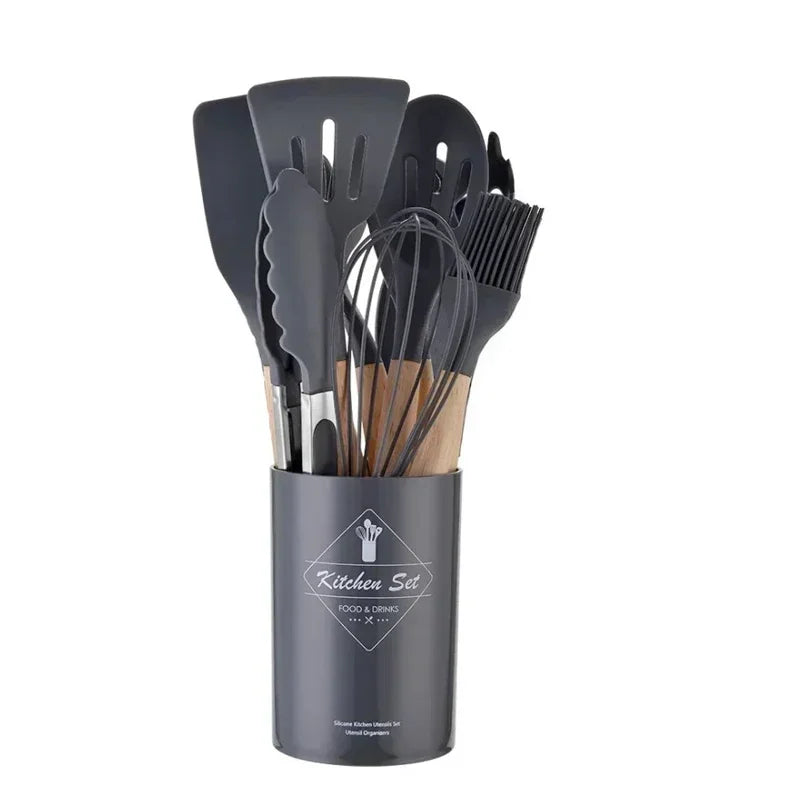 12pcs Silicone Kitchen Utensils Set