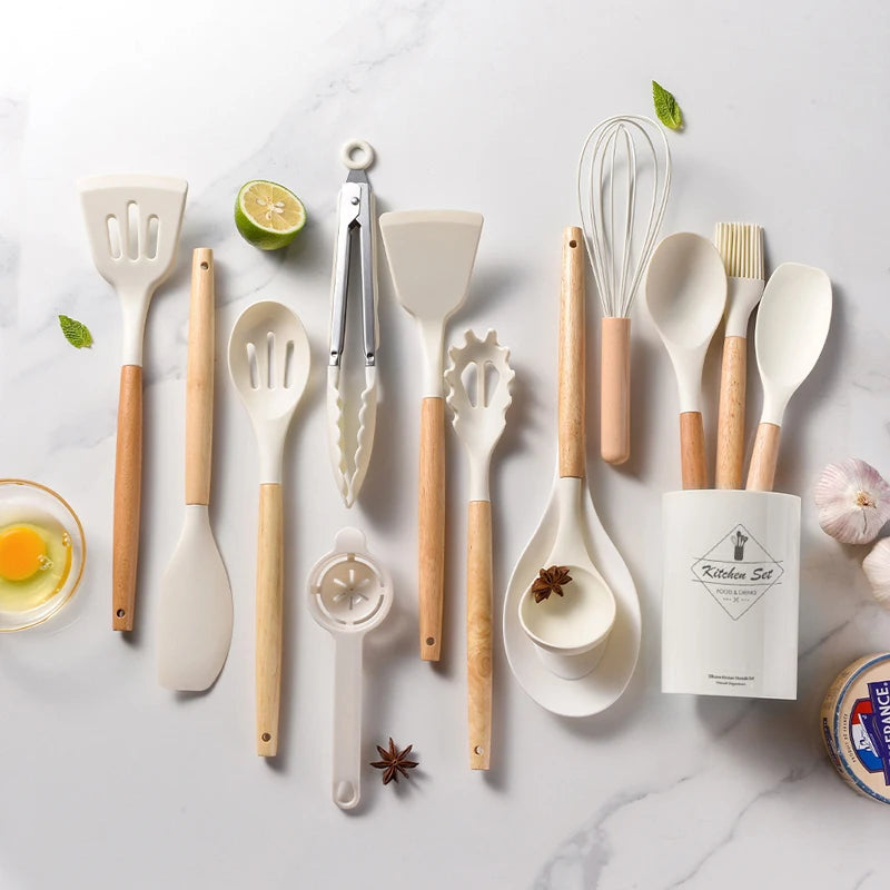 12pcs Silicone Kitchen Utensils Set