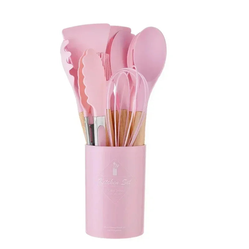 12pcs Silicone Kitchen Utensils Set