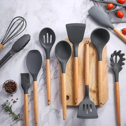 12pcs Silicone Kitchen Utensils Set